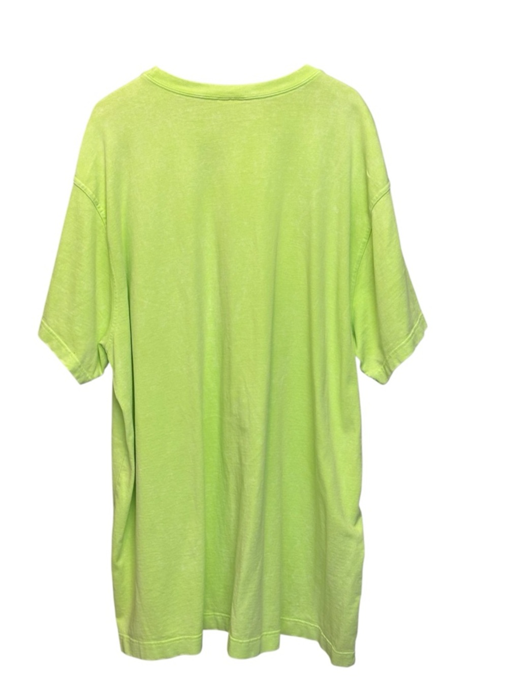 🌷Nike Sportswear T-Shirt Dress in Neon Lime - Picture 2 of 7